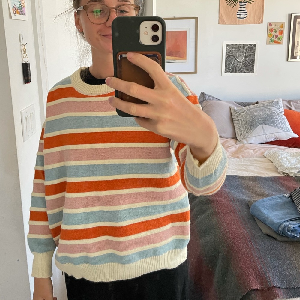 Colorblock sweater